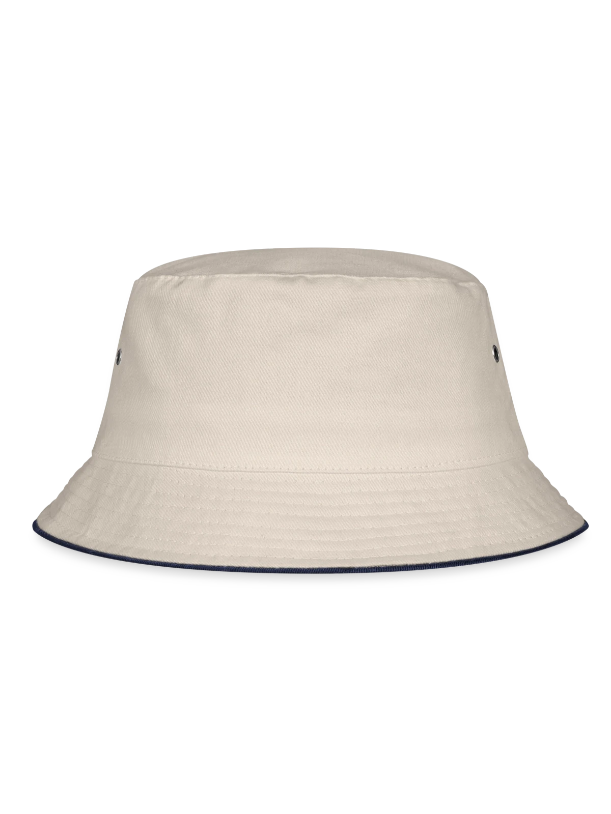 Bucket Hat - Natur/Navy - Vorne