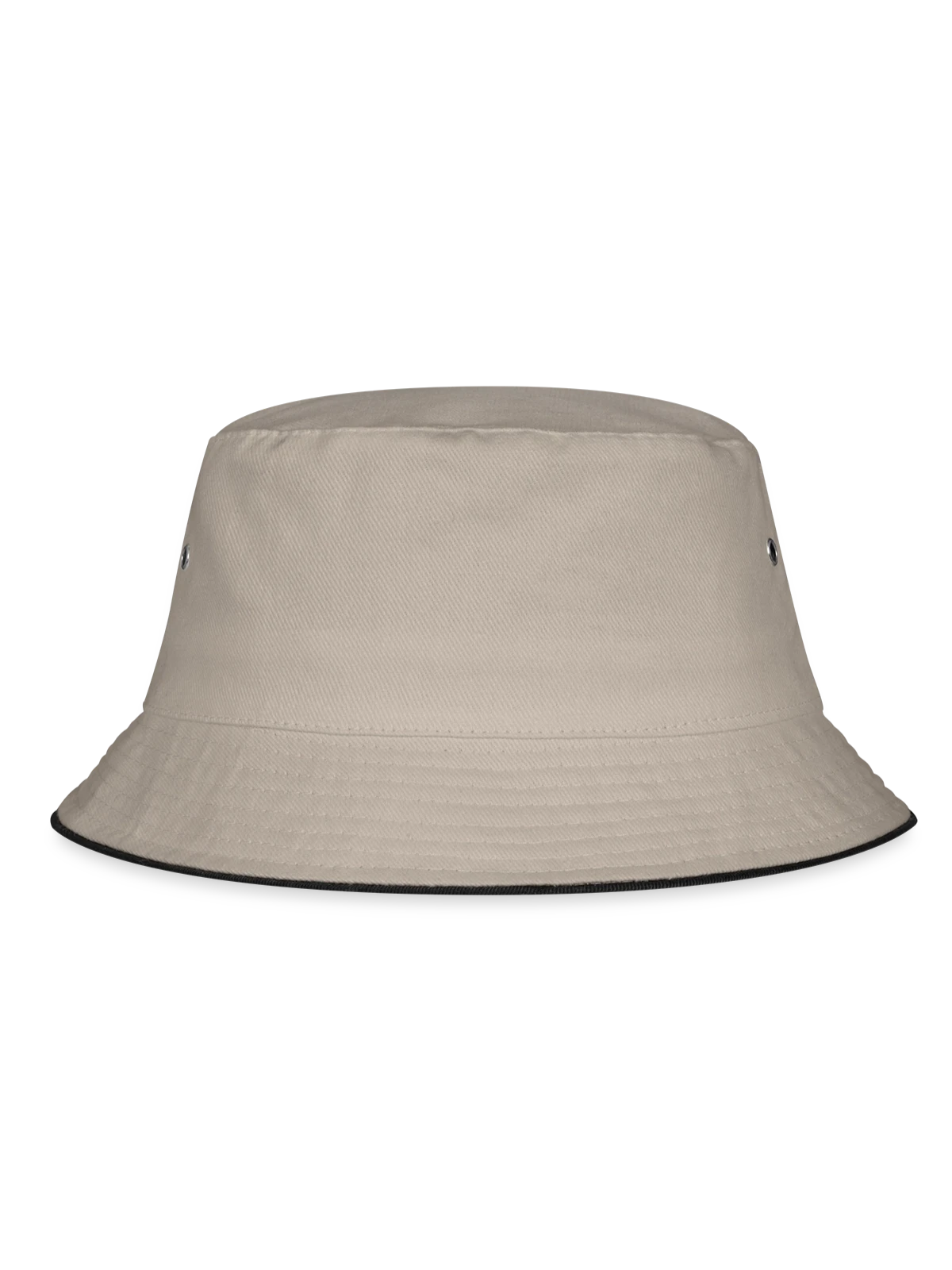 Bucket Hat - khaki/black - Front