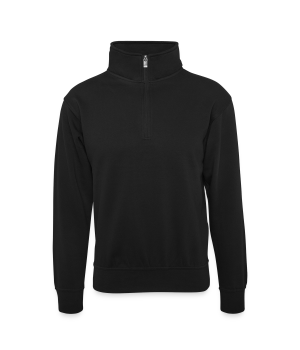 Unisex-sweatshirt med zipkrave
