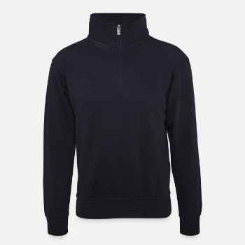 Sweat col montant zippé unisexe