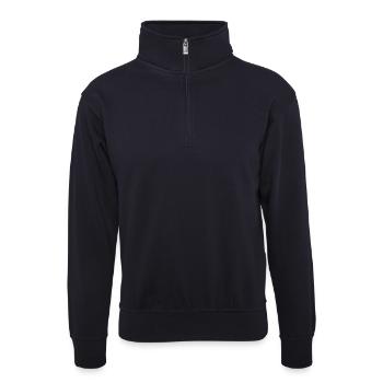 Sweat col montant zippé unisexe