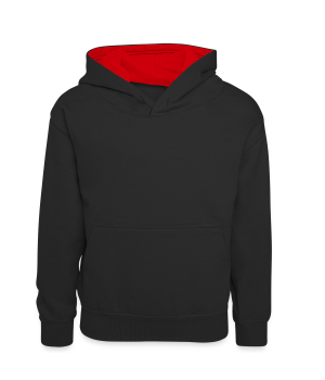 Teenager contrast-hoodie