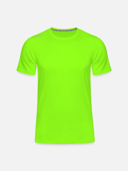JAKO Men's T-Shirt Run 2.0 - neon green - Front