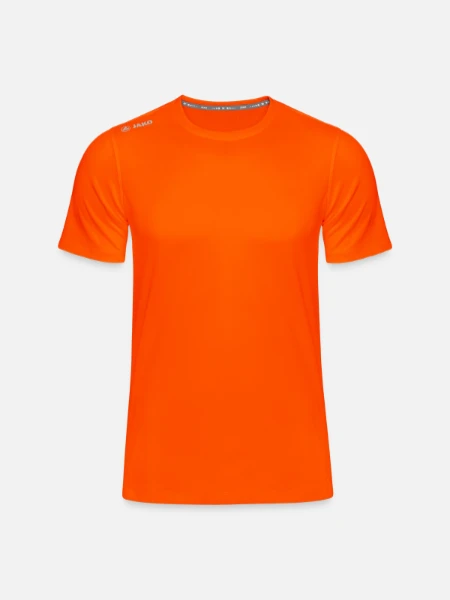 JAKO Men's T-Shirt Run 2.0 - neon orange - Front