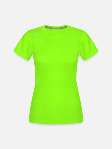 JAKO Woman's T-Shirt Run 2.0 - neon green - Front