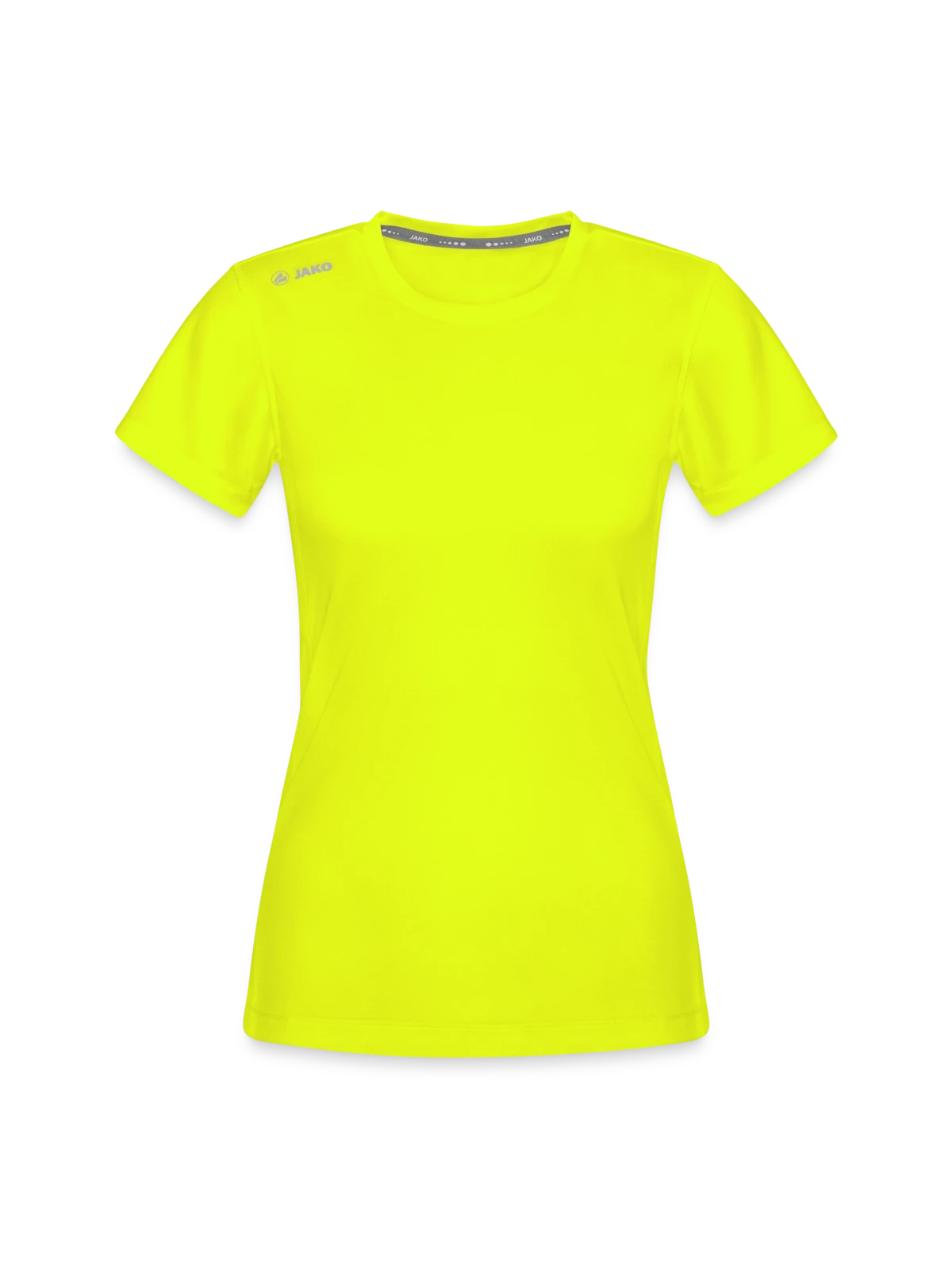 JAKO Woman's T-Shirt Run 2.0 - neon yellow - Front