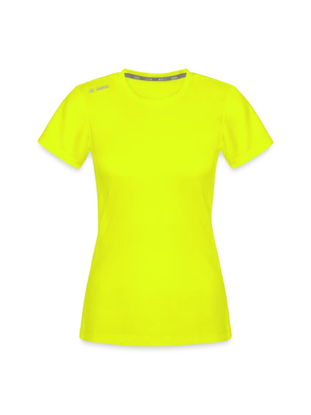 JAKO Woman's T-Shirt Run 2.0 - neon yellow - Front