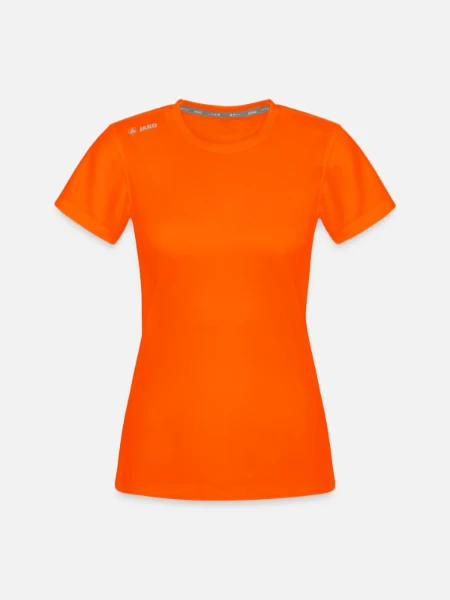 JAKO Woman's T-Shirt Run 2.0 - neon orange - Front