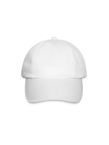 Baseball Cap - white/white - Front