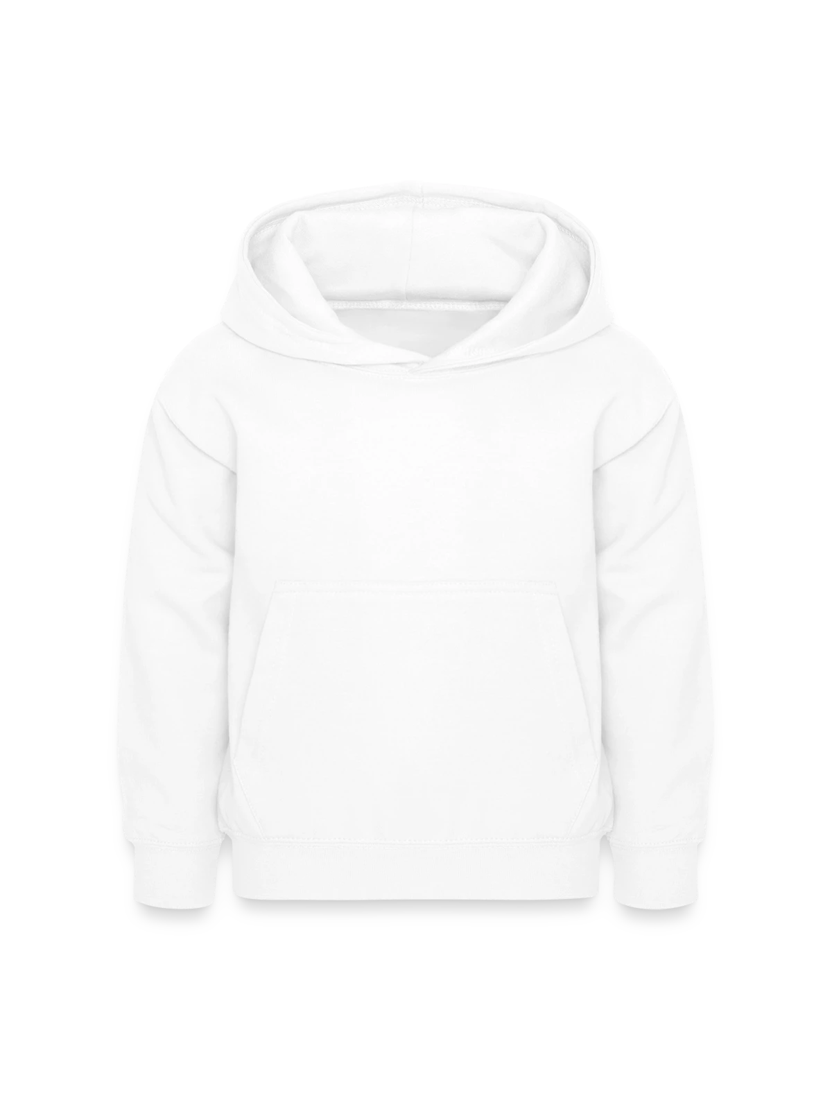 Kinder Hoodie - Weiß - Vorne