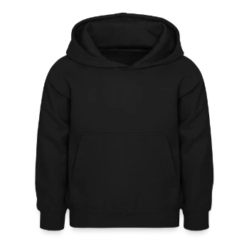 Sweat à capuche Enfant - noir - Devant - AI Model Kid Female (0cm)