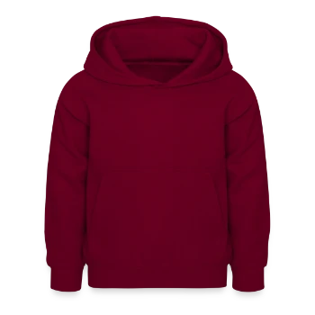 Kids Hoodie - bordeaux - Front - AI Model Kid Female (0cm)