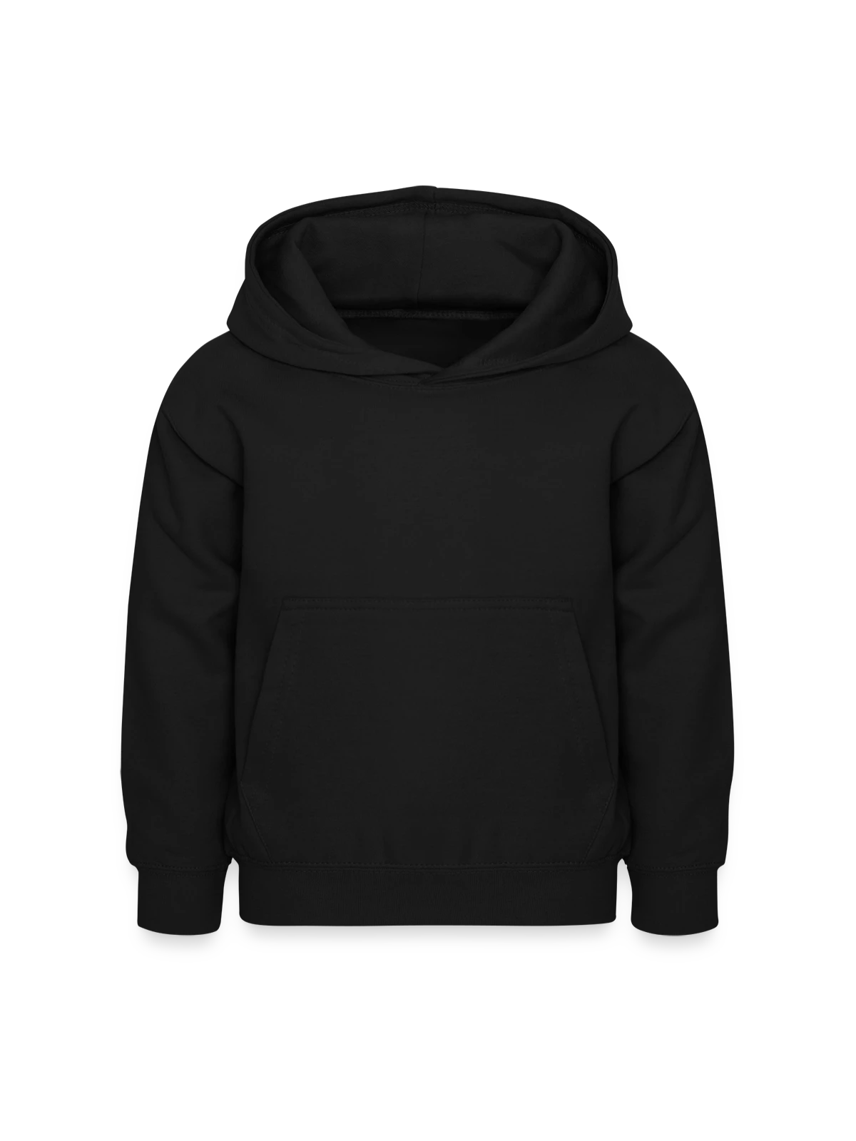 Sweat à capuche Enfant - noir - Devant