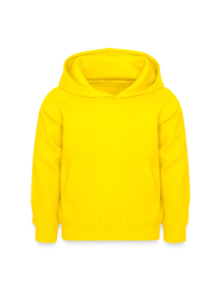Sweat à capuche Enfant - jaune - Devant