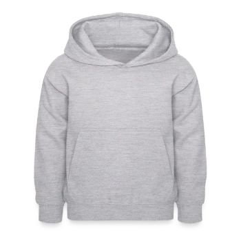Kids Hoodie - light heather grey - Front - AI Model Kid Female (0cm)