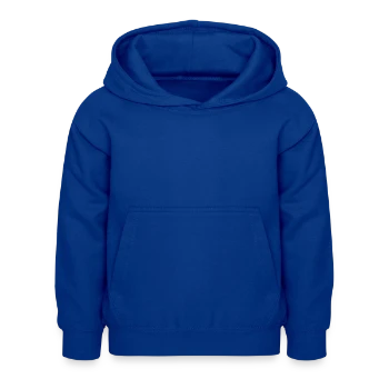 Kids Hoodie - bright royal - Front - AI Model Kid Female (0cm)