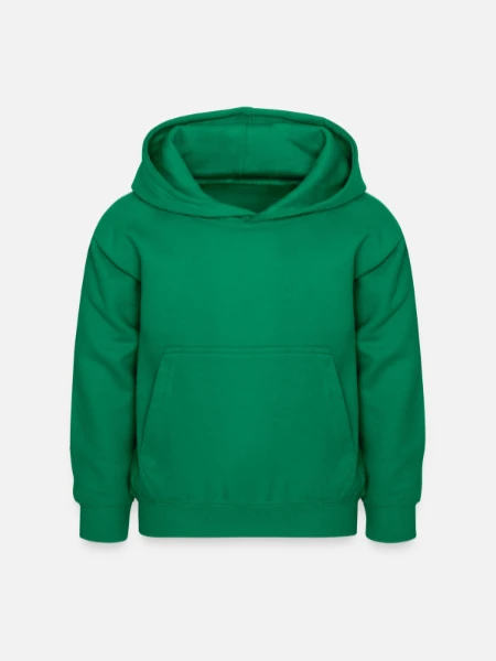 Kids Hoodie - kelly green - Front