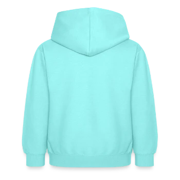 Sweat à capuche Enfant - menthe poivrée - Dos - AI Model Kid Female (0cm)