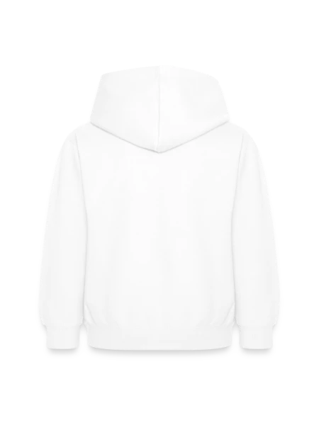 Kinder Hoodie - Weiß - Hinten