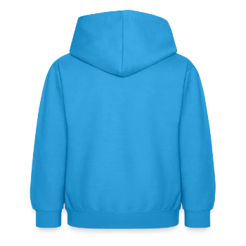 Sweat à capuche Enfant - bleu mer - Dos - AI Model Kid Female (0cm)