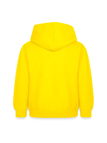 Kinder Hoodie - Gelb - Hinten