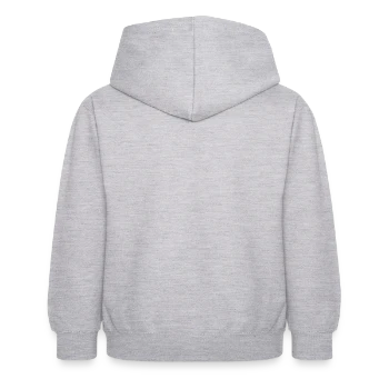 Sweat à capuche Enfant - gris clair chiné - Dos - AI Model Kid Female (0cm)