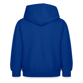 Kids Hoodie - bright royal - Back - AI Model Kid Female (0cm)