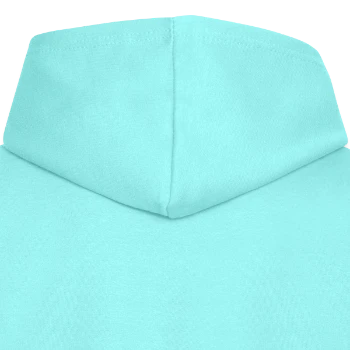 Sweat à capuche Enfant - menthe poivrée - Devant de la capuche