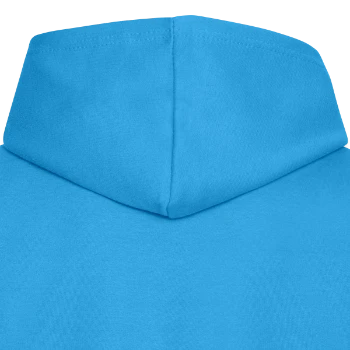 Sweat à capuche Enfant - bleu mer - Devant de la capuche