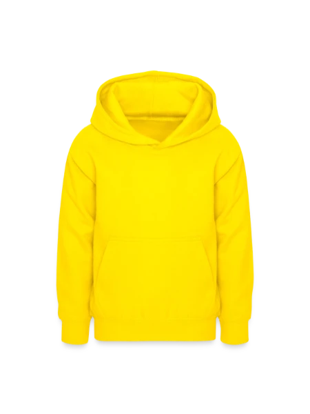 Teen Hoodie - yellow - Front