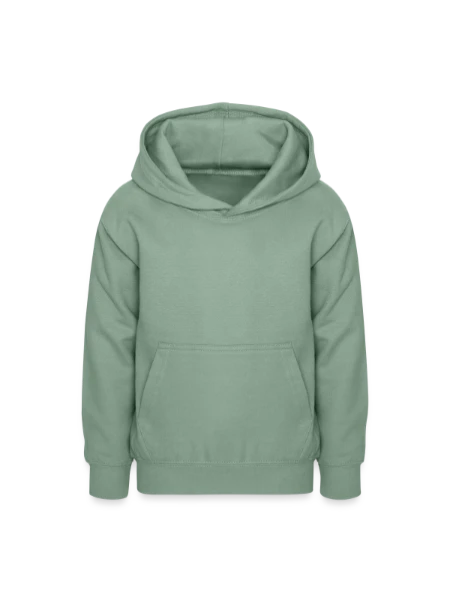 Teenager Hoodie - Graugrün - Vorne