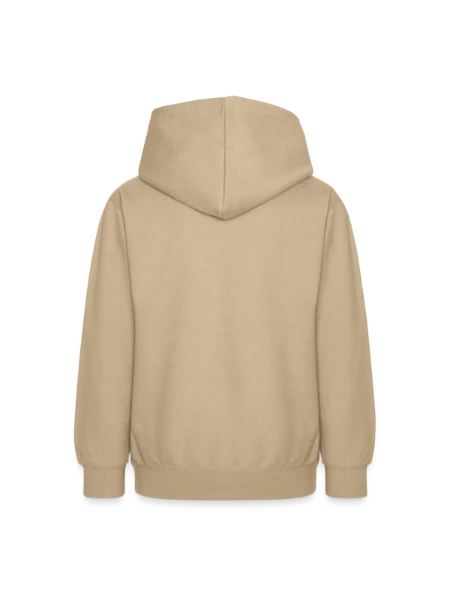 Teen Hoodie - sand - Back