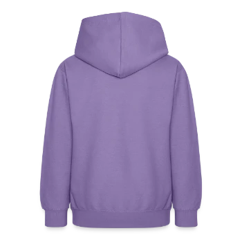Sweat à capuche Ado - lavande - Dos - AI Model Teenager Male light (155cm)