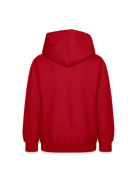Teen Hoodie - red - Back