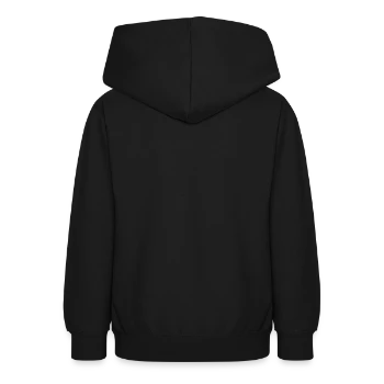 Sweat à capuche Ado - noir - Dos - AI Model Teenager Male light (155cm)