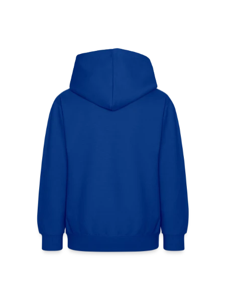 Teen Hoodie - bright royal - Back