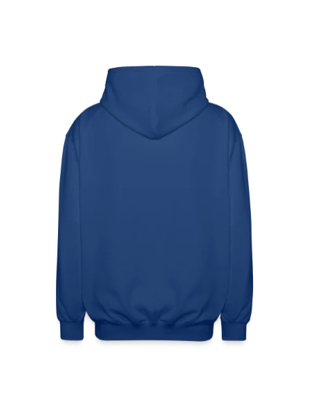 Unisex Hooded Jacket - royal blue - Back