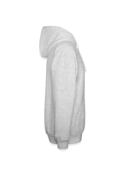 Unisex Hooded Jacket - light heather grey - Right