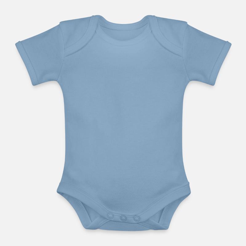 Body di cotone biologico con maniche corte per bambini