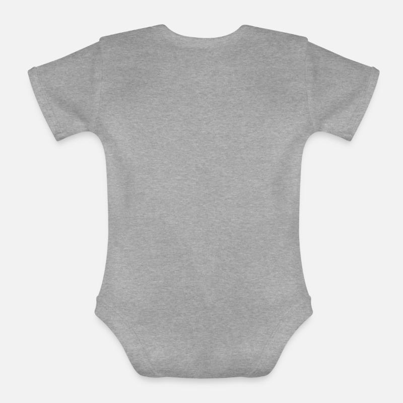 Body di cotone biologico con maniche corte per bambini