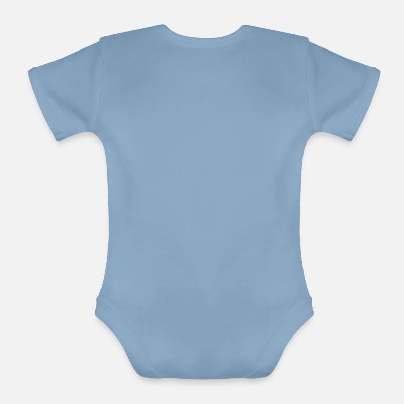 Body di cotone biologico con maniche corte per bambini