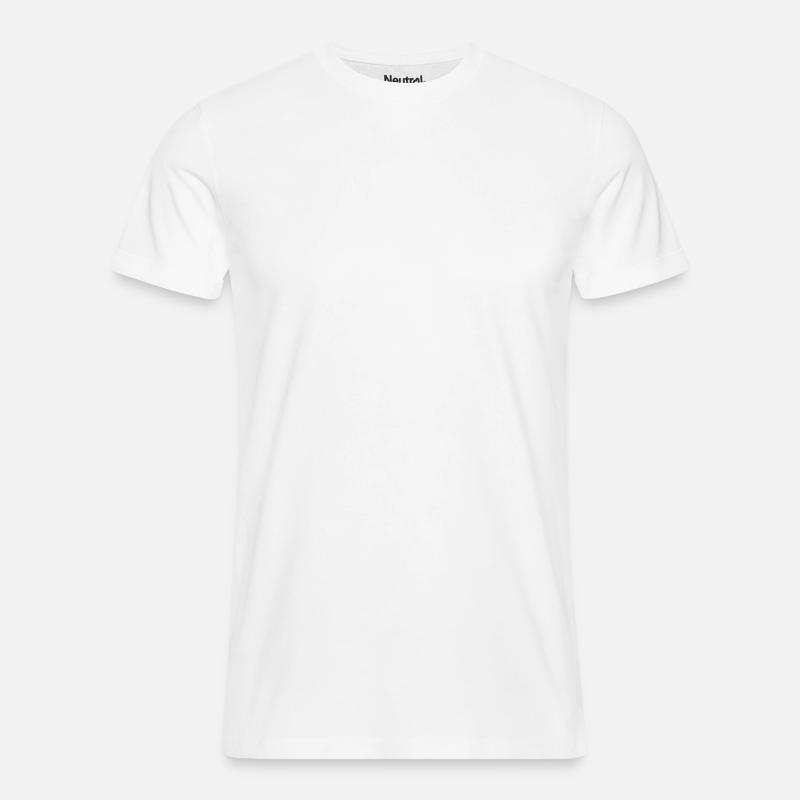 T-shirt bio à manches roulottées Homme