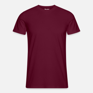 Männer Bio-T-Shirt mit gerollten Ärmeln