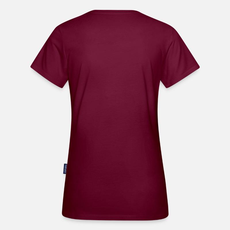 T-shirt ecologica da donna con scollo a V