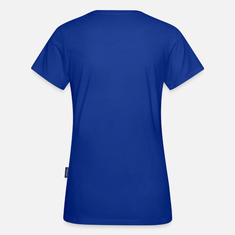 T-shirt ecologica da donna con scollo a V