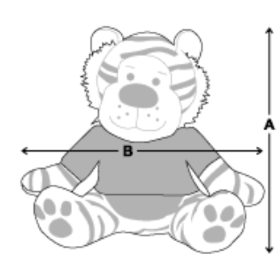 Massschema Plüschtiger