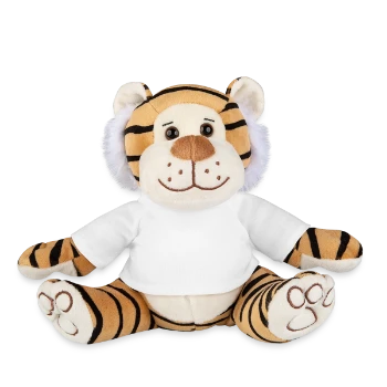 Plush Tiger - white - Front