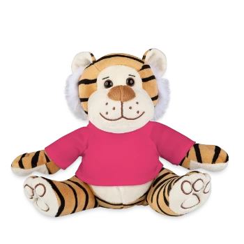 Plush Tiger - pink - Front