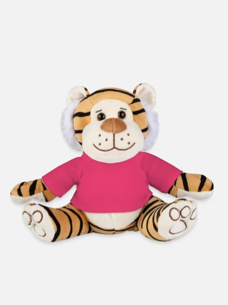 Plush Tiger - pink - Front