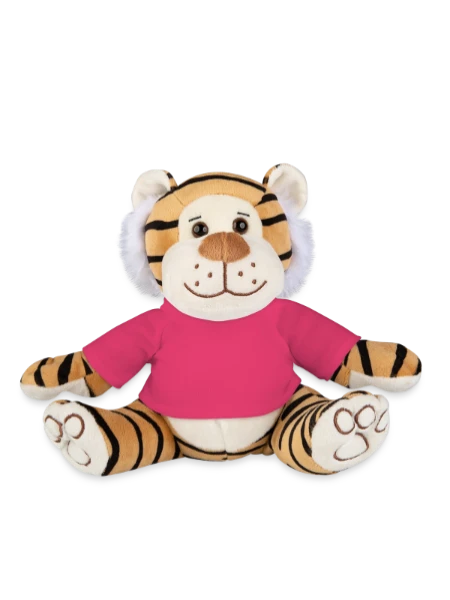 Plush Tiger - pink - Front